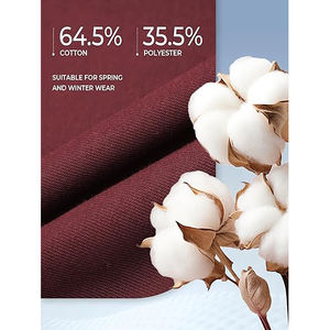 Pantalones Cortos de Lana para Hombre, Uso Diario, Casuales, Tejido Cepillado Cálido, Ajuste Cómodo, Cintura Elástica, Ligeros y Duraderos - Product Image 5