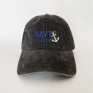 Gorra de béisbol de algodón lavada con logotipo bordado personalizado de 6 paneles, deportiva, unisex, moda para adultos, hecha en la fábrica de Vietnam - Product Image 6