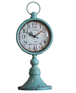 Reloj de mesa de aluminio con forma de tetera de calidad duradera, decoración del hogar, diseño personalizado, reloj analógico de cuarzo más vendido de la India - Product Image 5