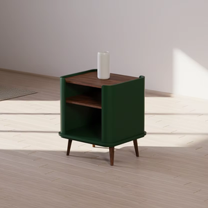 Mesa auxiliar de diseño moderno de madera de teca real de alta calidad para muebles para el hogar, muebles de apartamento - Product Image 1