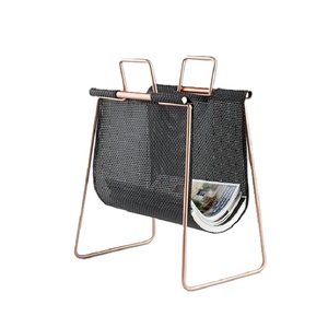 ชั้นวางนิตยสารเหล็กโลหะสำหรับบนโต๊ะอาหารชั้นหนังสือและนิตยสาร - Product Image 1