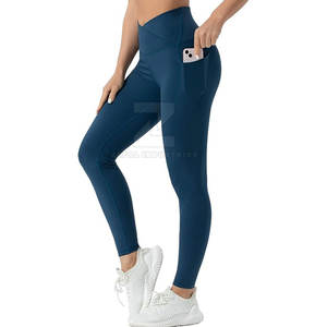 2025 qualité supérieure adultes femmes taille moyenne solide Yoga Leggings respirant séchage rapide poids léger meilleure vente bas prix - Product Image 4