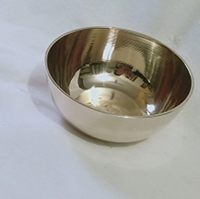 Tazón de Helado de Bronce con Tapa, Diseño Moderno y Lujoso para Fiestas, Hoteles, Restaurantes y Hogares