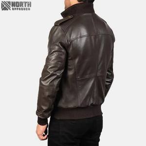 แจ็กเก็ตหนังขนแกะสำหรับผู้ชายแจ็คเก็ตนักศึกษามหาวิทยาลัยแจ็กเก็ตหนังขนสัตว์ระบายอากาศได้ดีขนาดใหญ่พิเศษงานตามสั่ง - Product Image 3