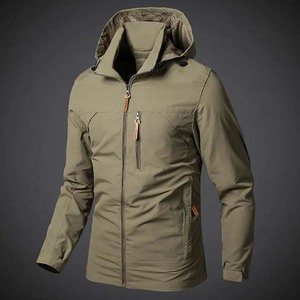 Vestes coupe-vent d'automne personnalisées de haute qualité, imperméables, coupe-vent, respirantes, séchage rapide, fermeture éclair sur le devant, patchwork OEM - Product Image 5