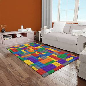 Alfombras de Bloques de Construcción Coloridos, Alfombra para Habitación de Niños, Alfombras para Sala de Juegos, Alfombras Infantiles, Alfombra Goblen - Product Image 4