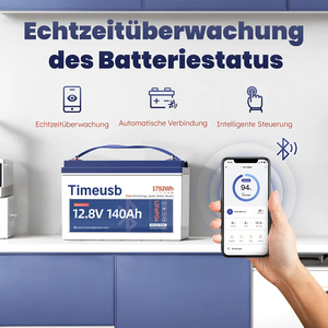 Batería de fosfato de hierro y litio de ciclo profundo de 12.8V 140Ah 1792Wh Grupo 31 con BMS de 150A y protección contra bajas temperaturas para RV, energía solar, marina y sistemas fuera de la red - Product Image 4