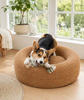 Weiches Plüsch-Katzen- & Hundebett Wasserdichter Memory-Schaum Umweltfreundlich Waschbar Rutschfester Boden für den Innenbereich Kartonverpackung