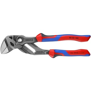 KNIPEX Pliers Wrench 180 mm Black Atramentized 40 mm <b>Clamping</b> Width Multi-Component Handles - Product Image 3