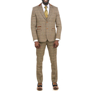 เสื้อแจ็คเก็ตทวีดปริ๊นซ์ชาร์ลีสำหรับผู้ชาย Lovat สีสันปรับแต่งได้ แบบสองด้าน กันน้ำ เป็นมิตรกับสิ่งแวดล้อม ระบายอากาศได้ดี กันลม สวมใส่สบาย - Product Image 3