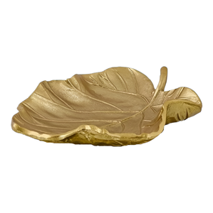 Frutero seco con diseño de hojas de la mejor calidad con chapado en oro para la decoración de la Mesa del hogar, cuenco para servir a un precio razonable - Product Image 1