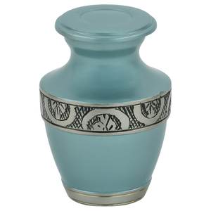 Urna de cremación clásica para cenizas humanas Suministros funerarios para adultos Urnas cenizas Fabricantes de artesanías indias de metal-RADIANCE - Product Image 2