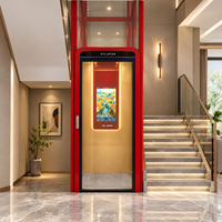 Ascenseur résidentiel compact 2-5 étages sans fosse ni gaine pour projets de villas – Fournisseur direct usine
