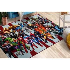 Alfombra Estampada de Superhéroes de Marvel, Alfombra de Baño, Regalo de Inauguración de Casa, Alfombra para Habitación Infantil, Alfombra de Chenilla - Product Image 4