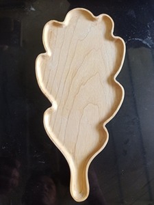 Elegante bandeja de madera para servir/plato de comida caliente de madera con acabado natural, bandeja de madera duradera para servir/plato de comida de madera para comedor - Product Image 5