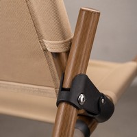 Chaise de jardin Kermit, structure en acier inoxydable, écologique, pour la plage, le pique-nique, la pêche