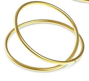 Lujoso anillo de servilleta chapado en oro floral para decoración boda y fiesta de verano servilletero de mesa de comedor de Metal almacenado - Product Image 2