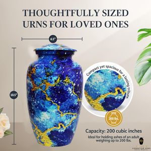 โกศสไตล์อเมริกันยุโรปสำหรับผู้ใหญ่ ความจุ 220 คิวบิกอินช์ สีตามสั่ง ทนทาน เป็นมิตรกับสิ่งแวดล้อม ดีไซน์ปรับแต่งได้ - Product Image 5