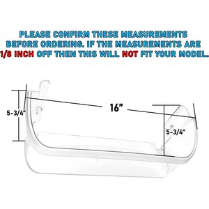 242126602 Estante Lateral de Plástico para Puerta de Refrigerador Frigidaire Electrolux, Fuente de Alimentación Manual/Eléctrica, Nuevo para Uso Doméstico - Product Image 3