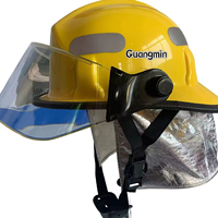 Casque de pompier de sécurité ignifuge de vente directe d'usine de type européen chapeau d'équipement de lutte contre l'incendie