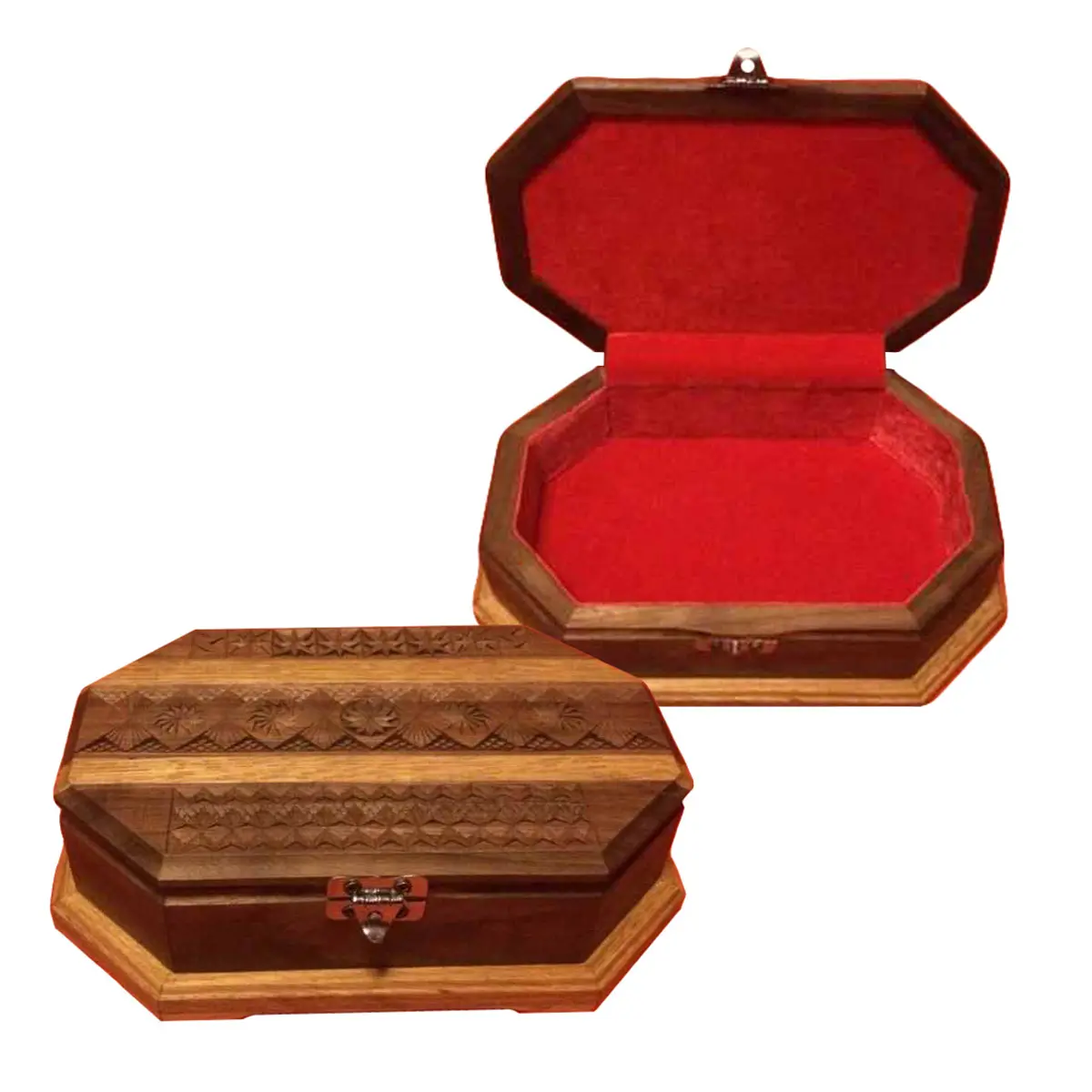 Handmade wooden box are a great gift emphasizing a bright personality for various little things