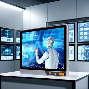 17 Inch Industrial Panel PC Dual <strong>Network</strong> J1900 8G-128G DDR3 RAM IP65 Cheap Touch Screen Embedded I5 <strong>Computer</strong> for Wall Mounting - Product Image 1