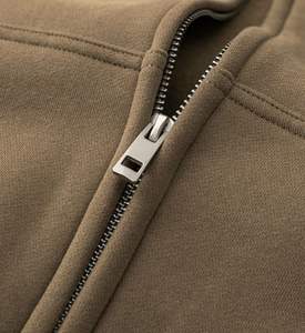 YKH 345GSM Zip up <b>Hoodies</b> Fleece Fabric Blank Long Sleeve Winter Warm Crop Customized Logo High Quality Zipper <b>Hoodies</b> for Women - Product Image 4