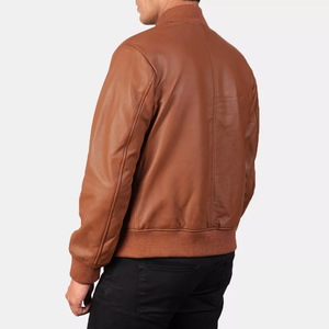 Chaqueta Bomber de Talla Grande para Hombre, de Poliéster/Algodón, con Cuello Alto, Mangas Largas, Impermeable, Cortavientos, Transpirable, Elegante, para Invierno - Product Image 4