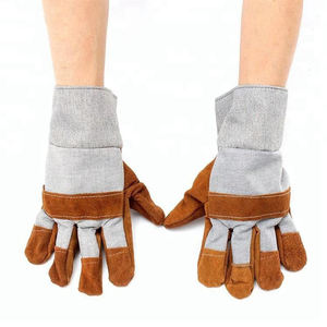 Guantes de Trabajo Profesionales Más Vendidos, Tamaño Personalizado, Alta Protección, Seguridad, Cuero Premium, Muñequera Ajustable, Ligeros - Product Image 6