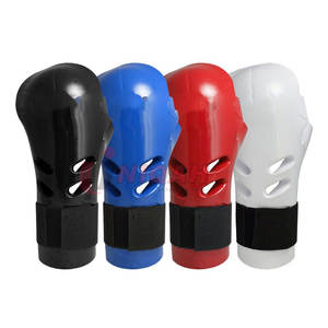 Guantes de boxeo de cuero de vaca universales Premium Durable de alto rendimiento antideslizante correa de muñeca ajustable con cordones personalizables - Product Image 1