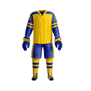 Vente en gros d'uniformes de hockey sur glace souples et confortables de qualité supérieure maillots de hockey en équipe vêtements de sport de plein air de différentes couleurs - Product Image 6