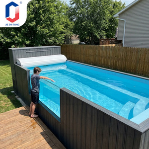Piscina Prefabricada de Fibra de Vidrio para Contenedores de Envío Personalizados, Piscina Elevada para Exteriores - Product Image 2