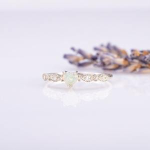 Handmade 925 Sterling Silver Boho Style <b>Ring</b> with <b>Opal</b> Gemstone Trending Jewelry for Women's Wedding Gift for Her - Product Image 1