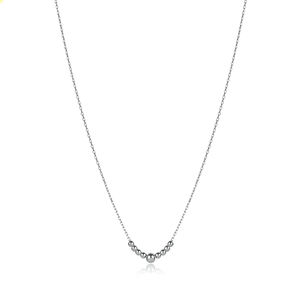 Collier avec pendentif artisanal en forme de boule simple, fiançailles, mariage, fabrication turque, bijoux en argent sterling 925 - Product Image 5