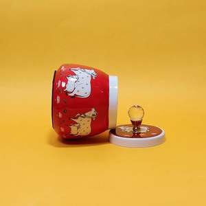 กล่องของขวัญผลไม้แห้งทำจากโลหะเกรดพรีเมี่ยมพร้อมผิวกระจกทนทานหลายส่วนสำหรับใช้ในบ้านและงานรื่นเริง - Product Image 3