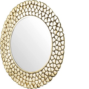 MS-Espejo redondo de Metal para pared, decoración de puerta de entrada, dormitorio, oficina, sala de estar - Product Image 5