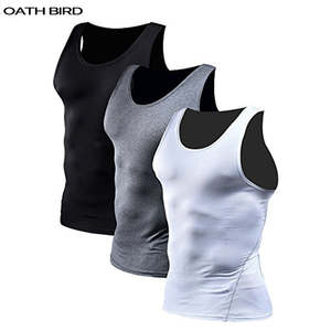 เสื้อกล้ามออกกำลังกายแขนกุดสำหรับผู้ชายเสื้อผ้า3D ฟิตเนสลำลองผ้าสแปนเด็กซ์ถักระบายอากาศได้โลโก้ออกแบบได้ตามต้องการ - Product Image 6