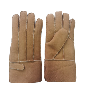 Guantes personalizables sin silicona transpirables con textura de grano de piel de cordero Merino de doble cara genuina suave - Product Image 1