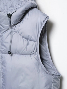 2025 mujeres Parka chaleco chaqueta con capucha sin mangas Puffer abrigo Casual cálido chaleco moda prendas de vestir exteriores señoras chaqueta con bolsillos - Product Image 4