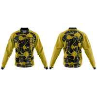 Maillot de paintball personnalisé pour homme, tactique, manches longues, rembourré, respirant, absorption de l'humidité, séchage rapide, polyester, uniforme d'équipe OEM