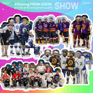 Tontons Custom Youth Hockey Jersey 100% poliéster transpirable deportes camiseta para Club fútbol 200 gramos tela peso - Product Image 5