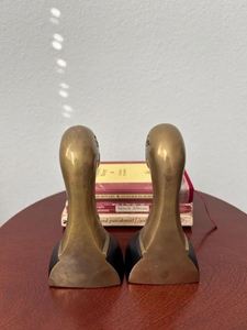 Sujetalibros de pato de latón hecho a mano de latón AK en acabado pulido, Juego de 2 piezas atractivas para decoración de habitaciones/Decoración de bibliotecas - Product Image 6