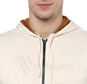 เสื้อฮู้ดผ้าฝ้ายหนาสำหรับผู้ชายเสื้อมีฮู้ดโลโก้ออกแบบได้ตามต้องการแบบเรียบ - Product Image 6