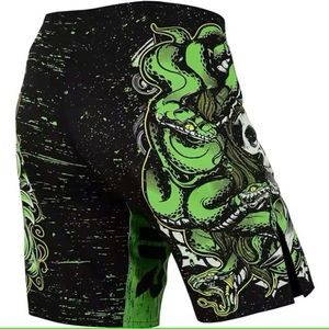 กางเกงขาสั้นอัด MMA สำหรับมวยไทยและวิ่งกางเกงขาสั้นผ้าโพลีเอสเตอร์100% พิมพ์ลายสกรีนผ้าไหมตามสั่ง - Product Image 5