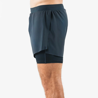 Vêtements en nylon pour hommes doublés athlétiques les plus vendus en gros Shorts en vrac