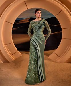 Robe de soirée maxi élégante pour femme, en satin écologique, antistatique, de créateur de luxe, vintage, col rond, manches courtes, dentelle - Product Image 2