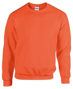 Sweat-shirt de travail unisexe 6XL Plus en molleton français Mélange lourd Impression gaufrée décontractée Col rond Automne Design uni pour hommes - Product Image 1