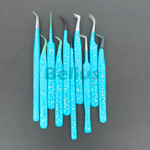 Pince à cils à prise confortable pour un placement parfait des cils, outil de précision en acier inoxydable, nouvelle collection 2025 - Product Image 5