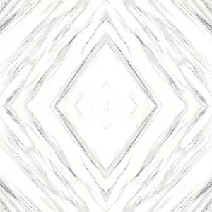 Conception personnalisée de haute qualité 600x600 Book Match Carreaux de sol en porcelaine émaillée 9mm d'épaisseur Prix bas Qualité d'exportation Premier choix - Product Image 3