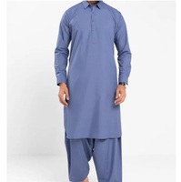 Salwar Kameez formel pour homme, fabriqué au Pakistan, de haute qualité, en polyester islamique, sans plis, service OEM, 2 pièces, long, pour mariage